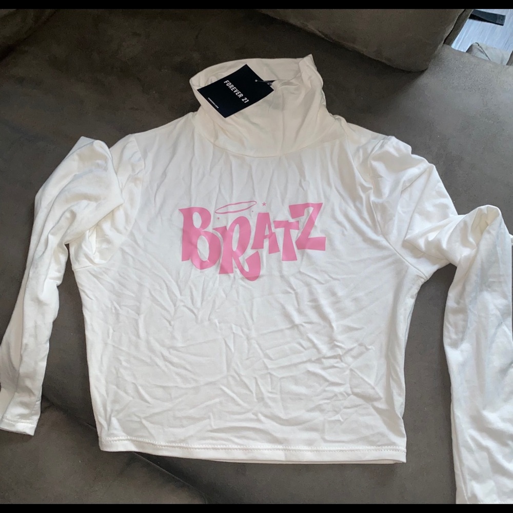 Bratz Turtle Neck Crop Top